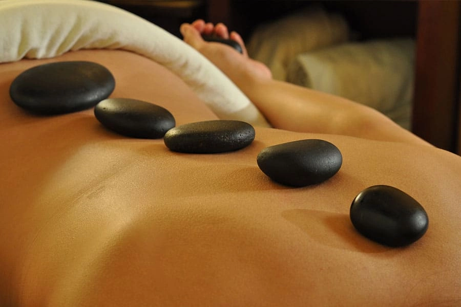 hot-stone massage